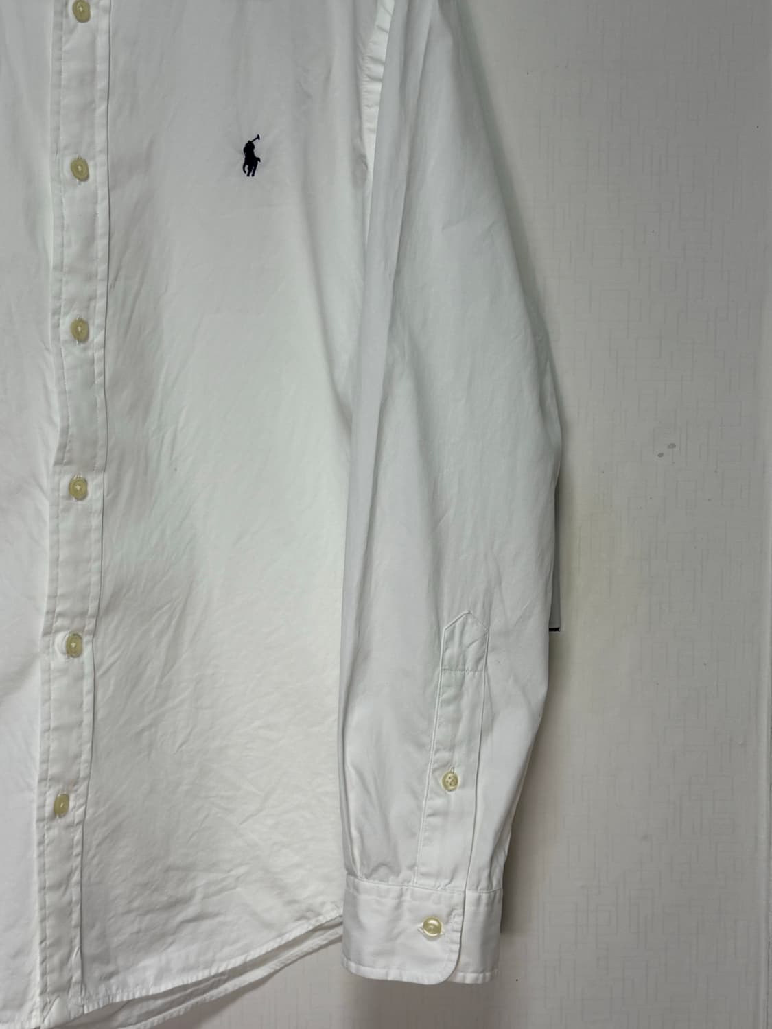 폴로 랄프 로렌 클래식 페더웨이트 트윌 화이트 셔츠 상품이미지6