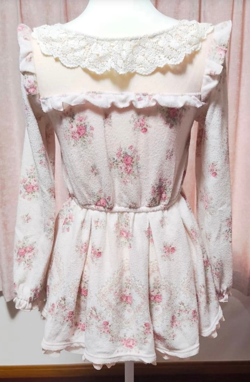 리즈리사 플라워 레이스 원피스 드레스 히메갸루 라떼갸루 러블리 상품이미지2