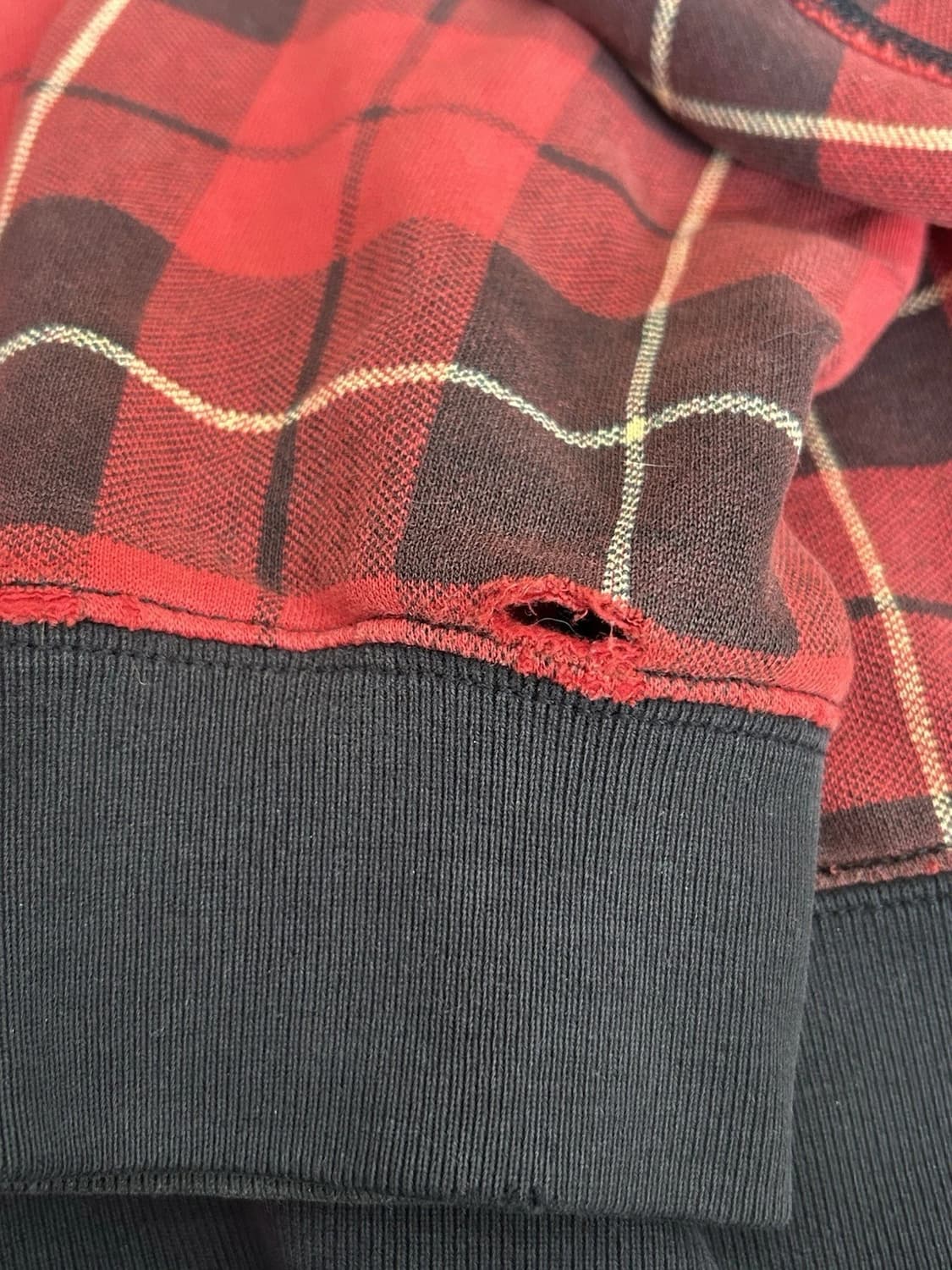 폴로 랄프로렌 빅포니 체크 후드티 레드 상품이미지4