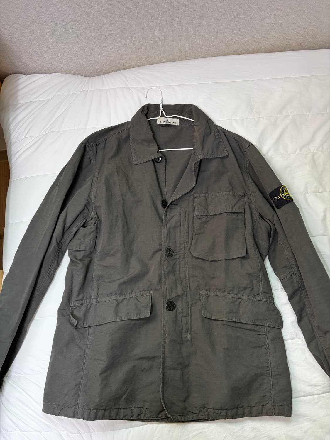 스톤아일랜드 텔라 코튼 tc 자켓 다크그레이 L 상품이미지2