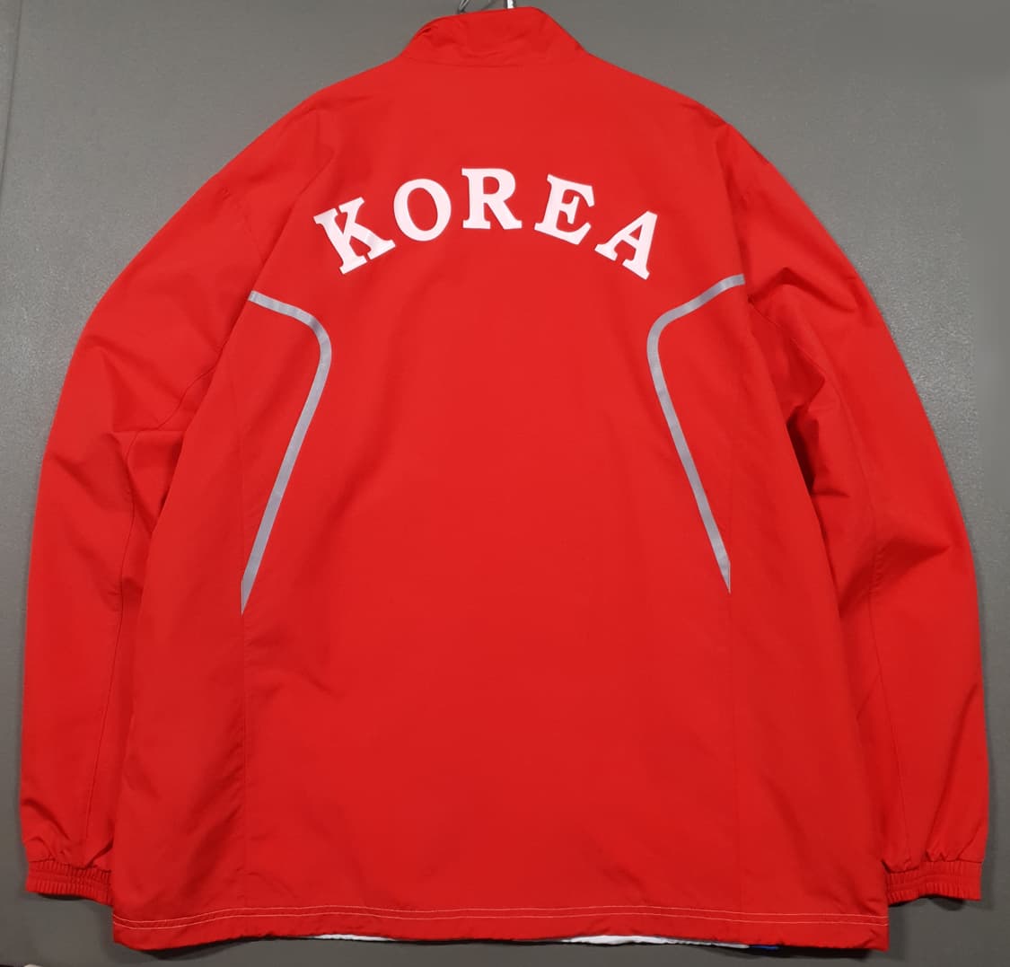 실측 3XL) 아디다스 대한민국 국대 올림픽 트레이닝 우븐 바람막이 자켓 상품이미지9