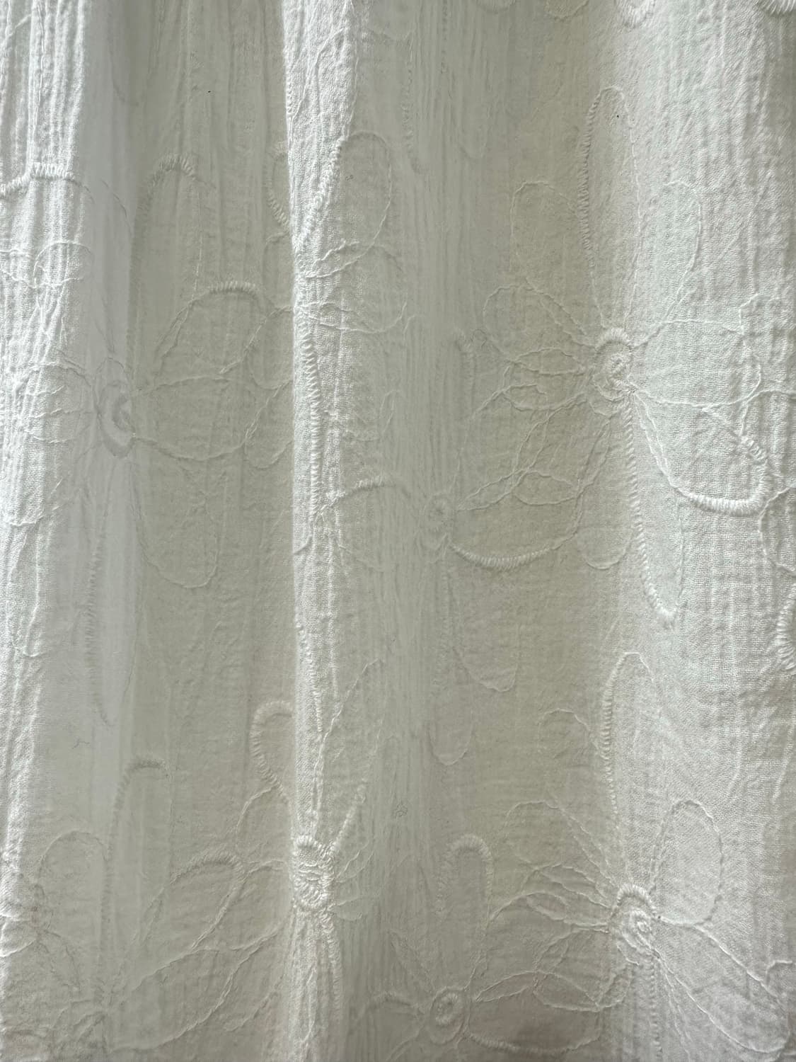 일본빈티지 플라워 자수 코튼 100% 블라우스 상품이미지3