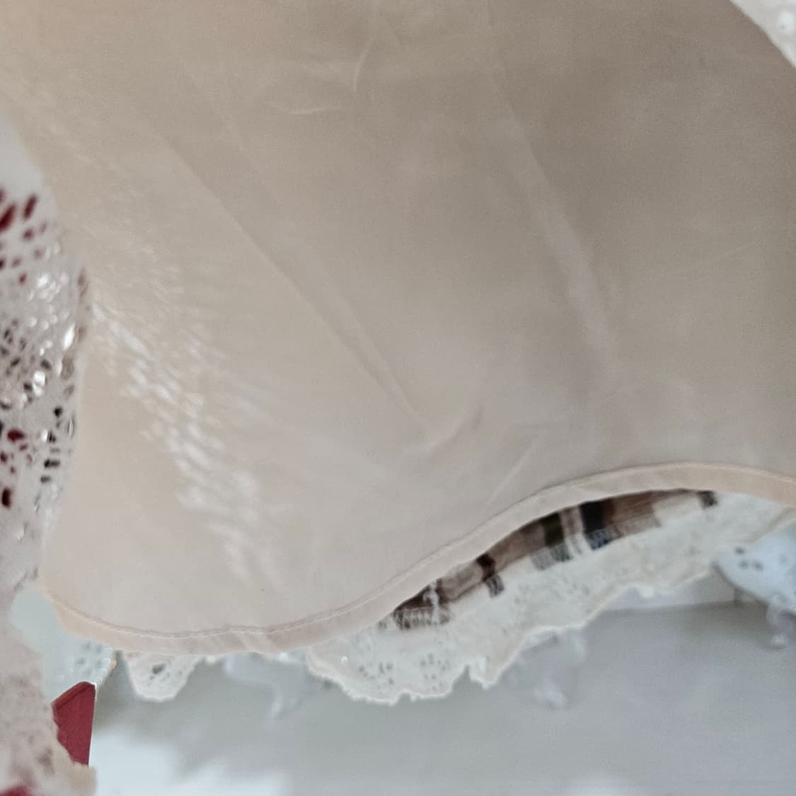 패치워크 레이스 롱스커트 상품이미지8