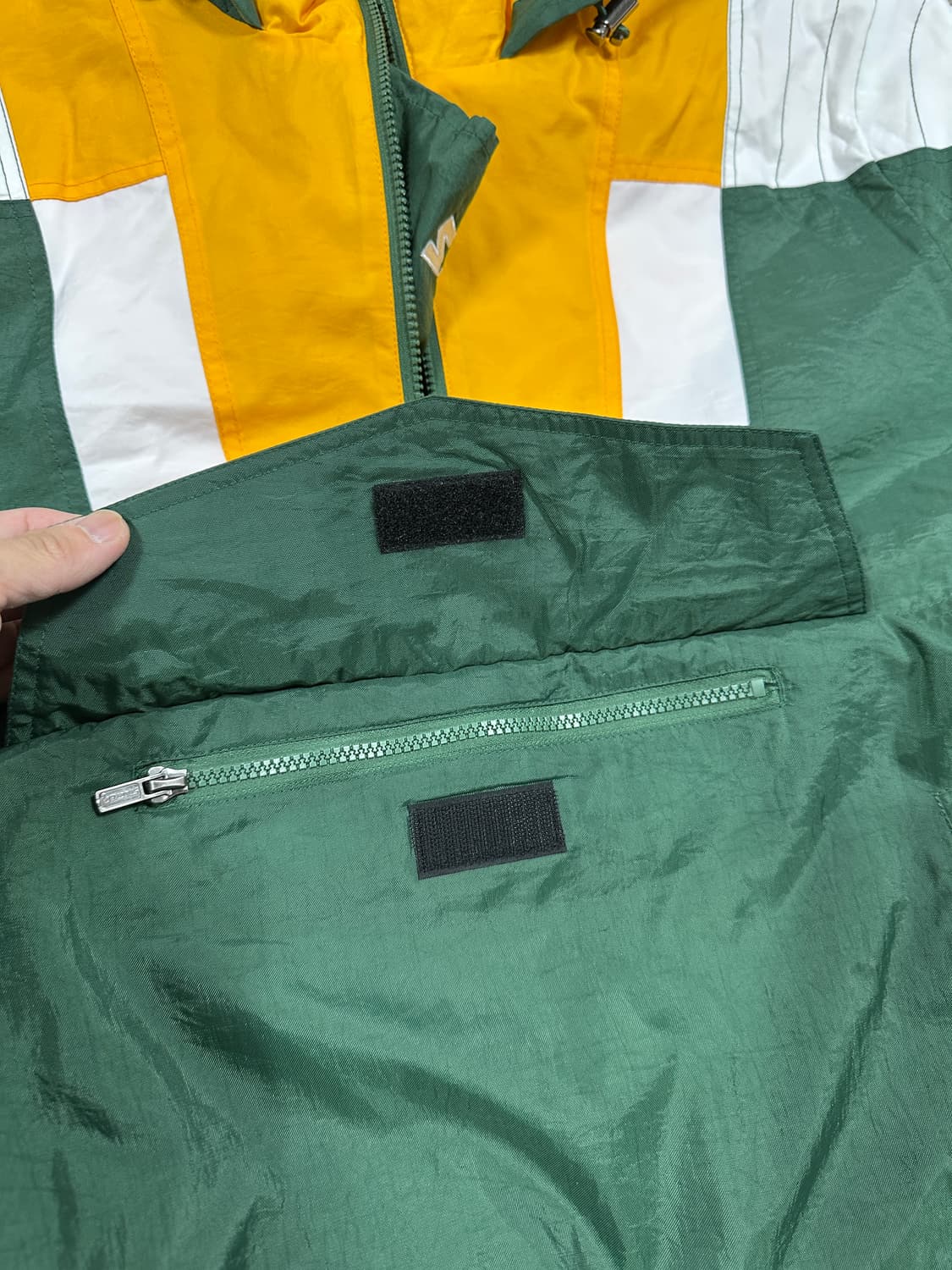 90s 스타터 그린베이 패커스 아노락 풀오버 자켓 L 상품이미지5