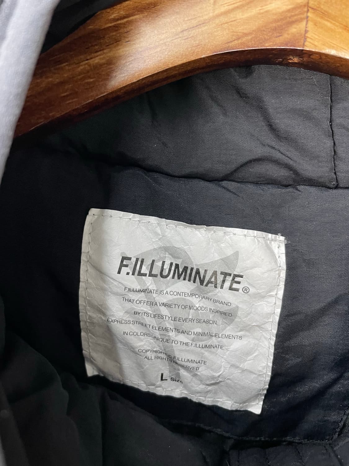 필루미네이트 오버핏 심볼 패딩 H1448 상품이미지5