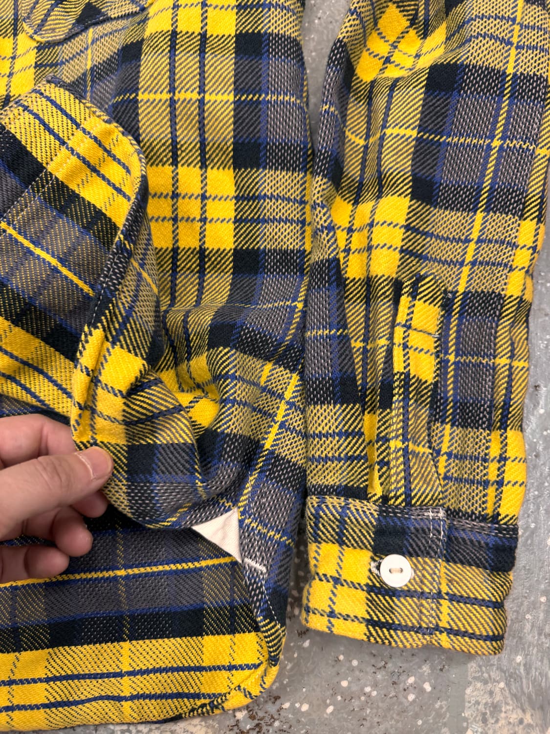 아메카지 리바이스 타탄체크 직물셔츠  상품이미지4