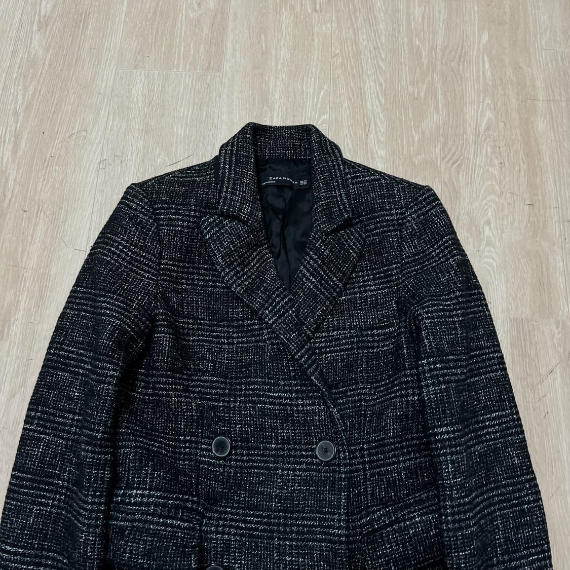 자라 우먼 여성 모직 더플 코트 XS/85  상품이미지2