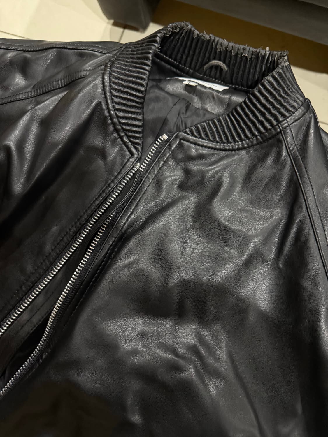 가죽 봄버 상품이미지3