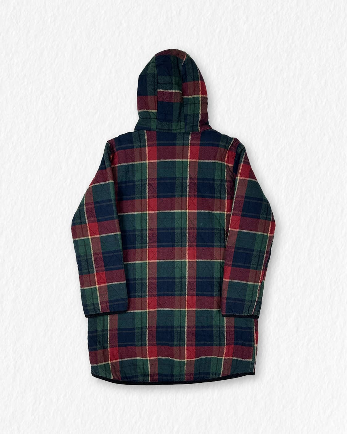 빈티지 체크 코튼 후드 점퍼 상품이미지2
