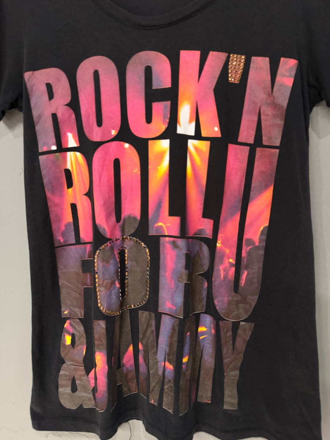 Rock full lettering detail top 상품이미지6