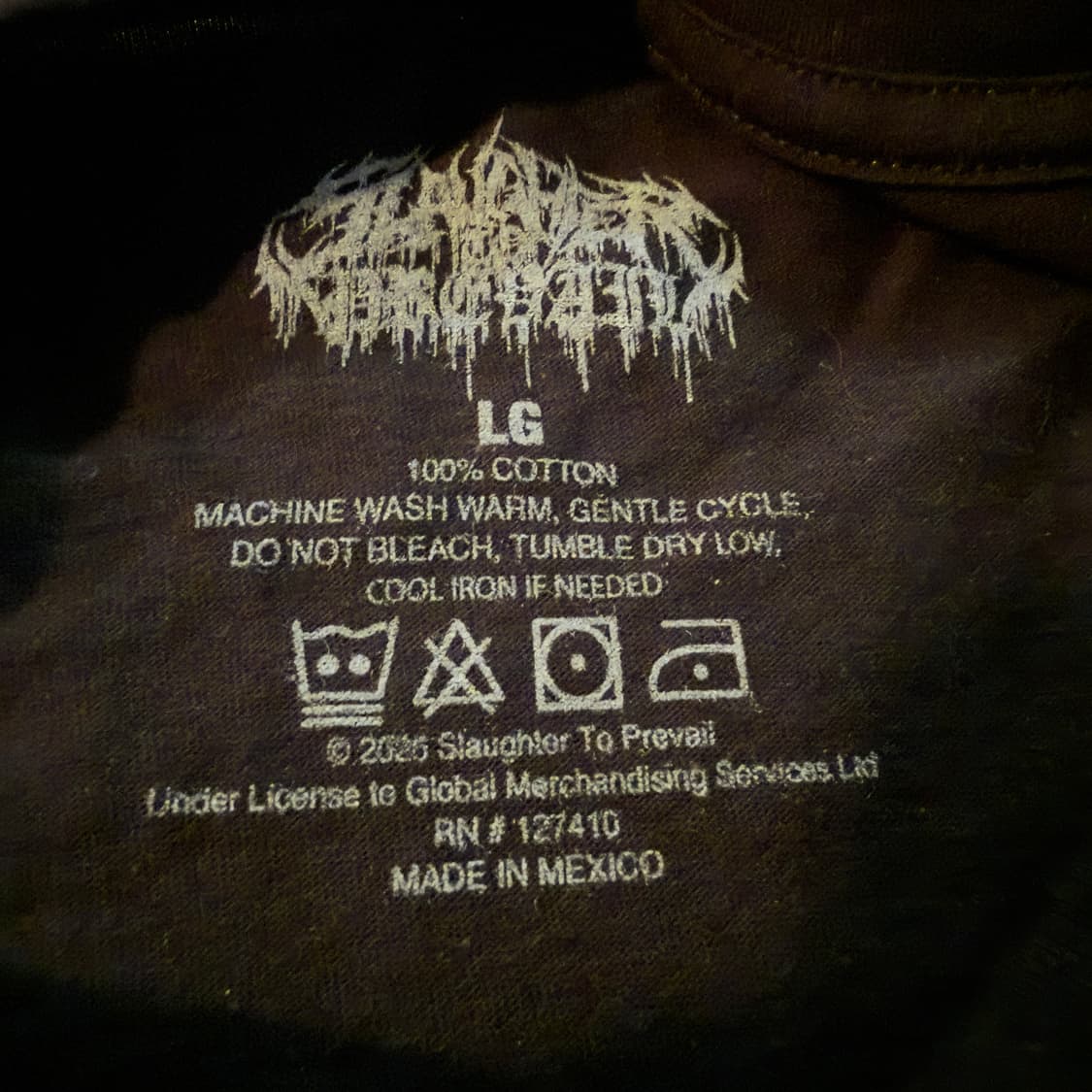 Slaughter to Prevail 데스코어 밴드티 상품이미지2