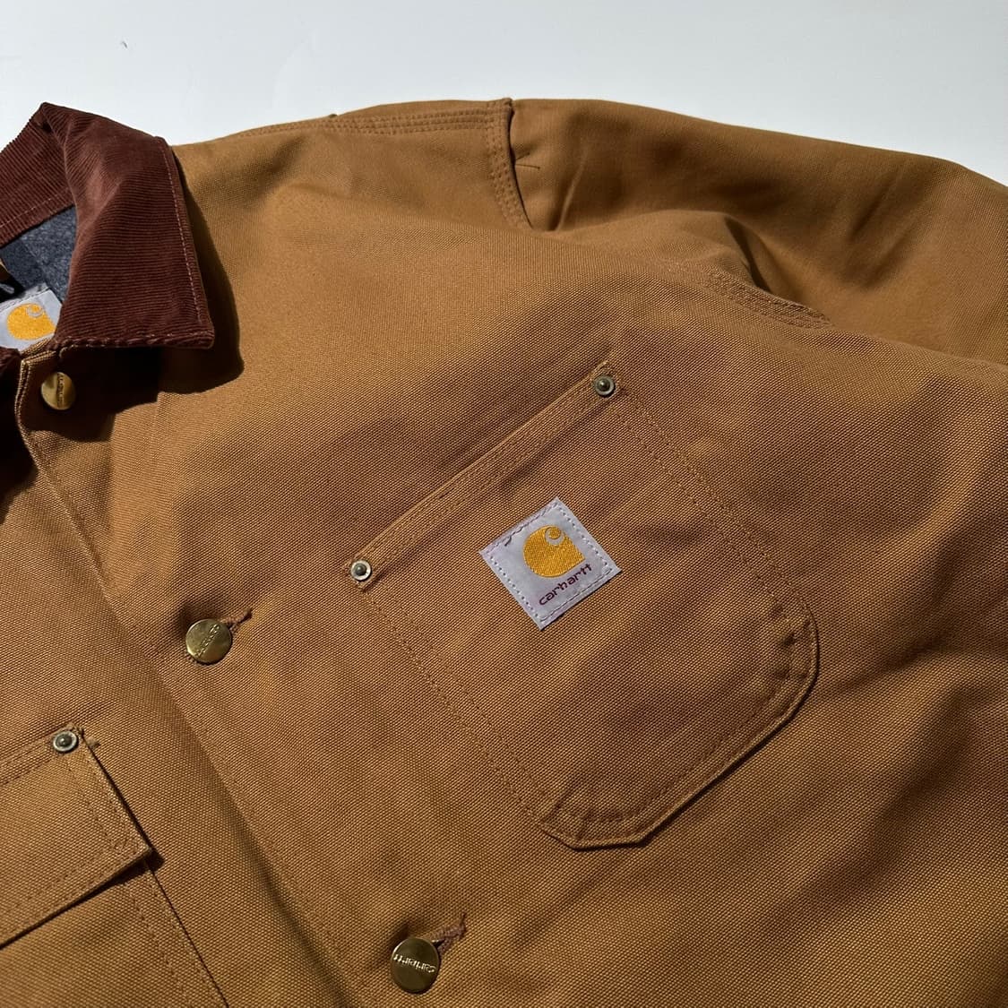 칼하트 블랭킷 라이닝 초어 코트 워크 자켓 상품이미지5