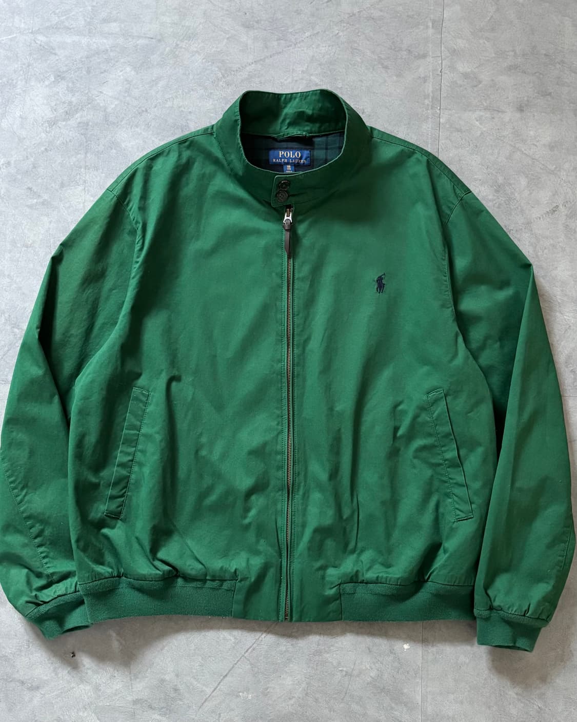 Polo 폴로 랄프로렌 신형라벨 딥그린컬러 코튼 바라쿠타 헤링턴 자켓  상품이미지2
