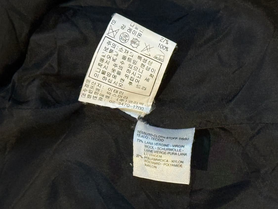 Max Mara 헤링본 싱글 블레이저 자켓 (55) 상품이미지8