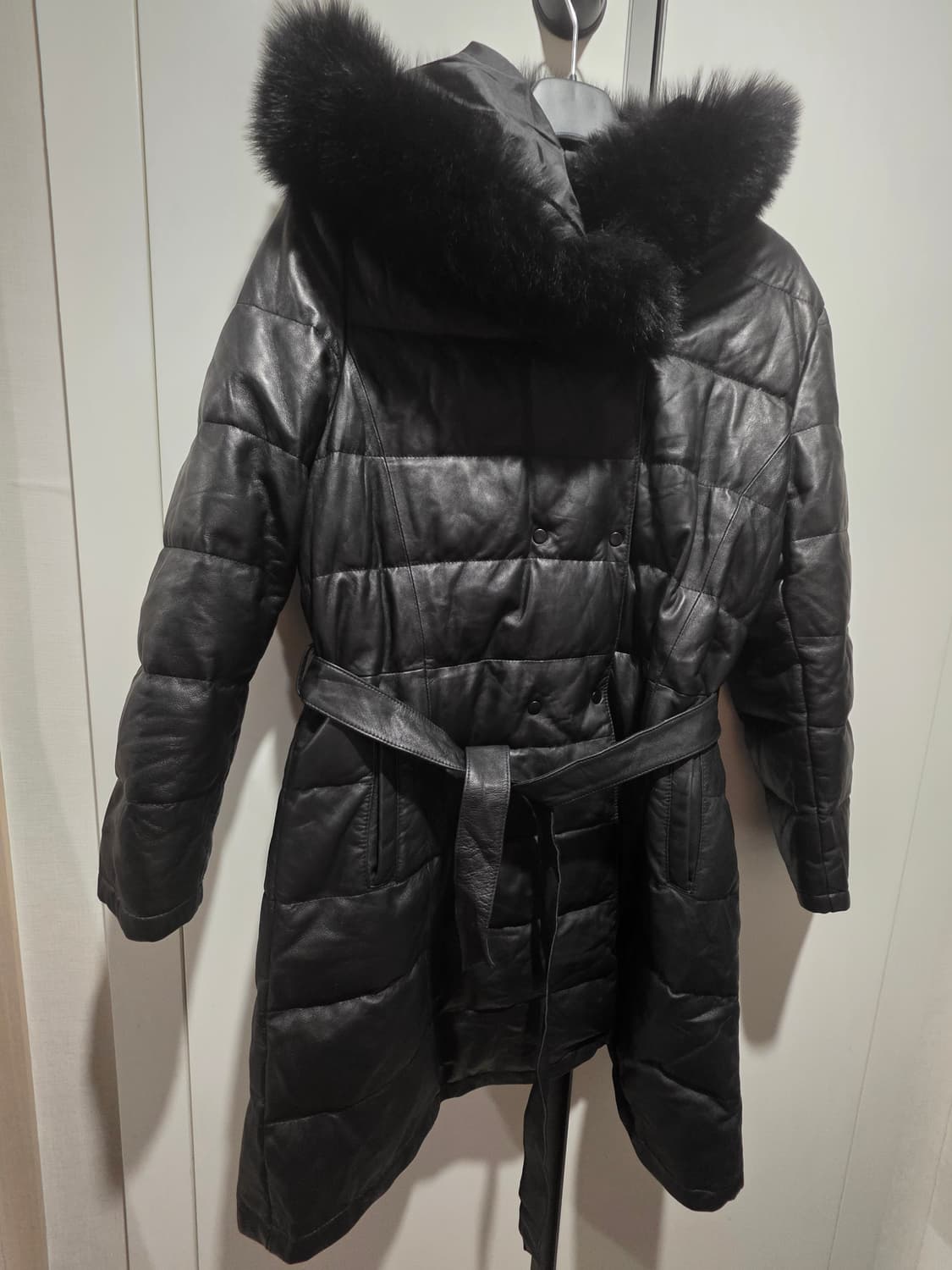 HASSTIGE 양가죽 후드 패딩 코트 99 상품이미지3