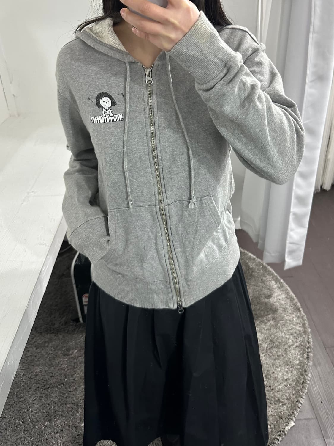 printing hood zipup 상품이미지4