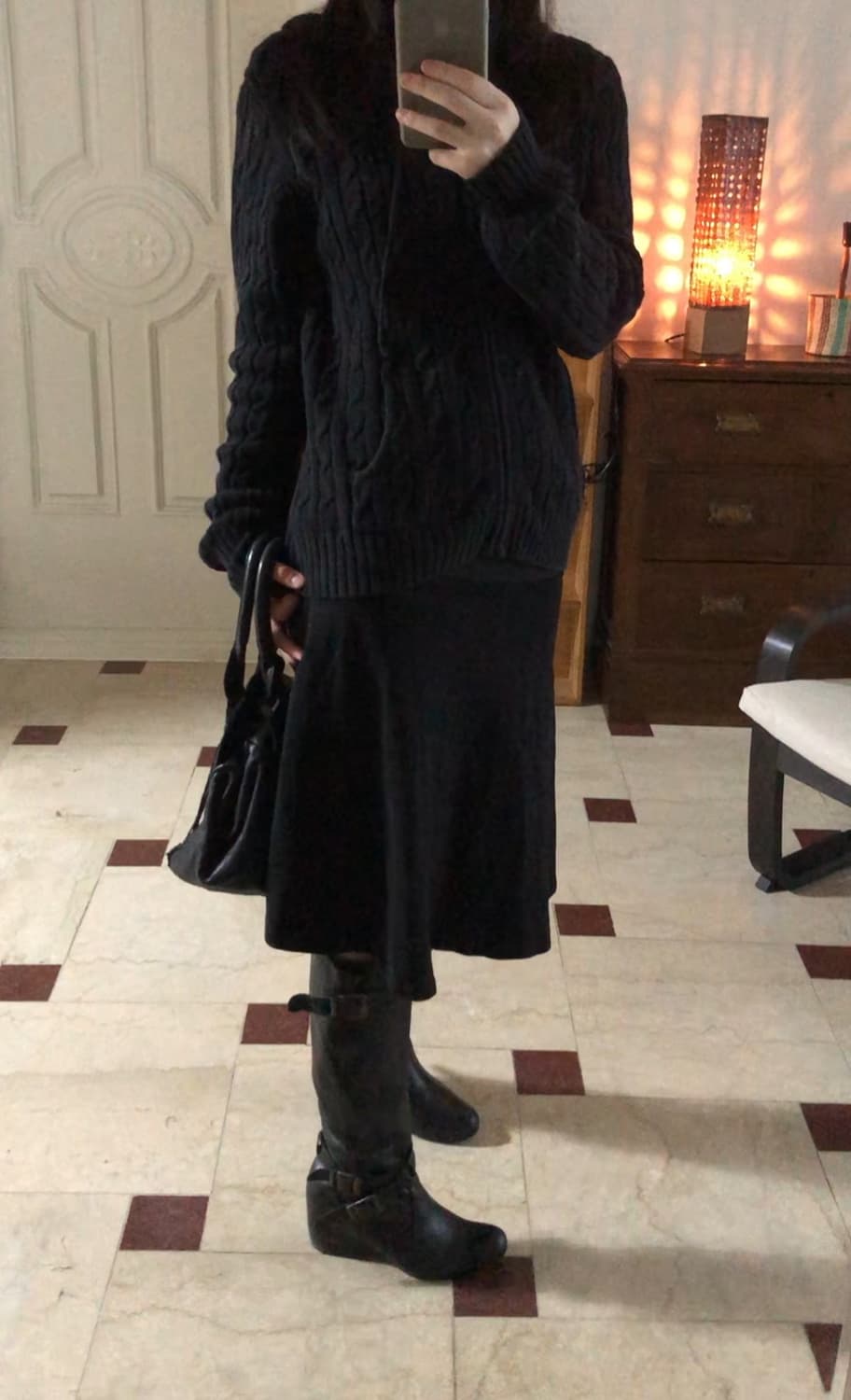 [직수입] 빈티지 코튼 저지 스커트 상품이미지3