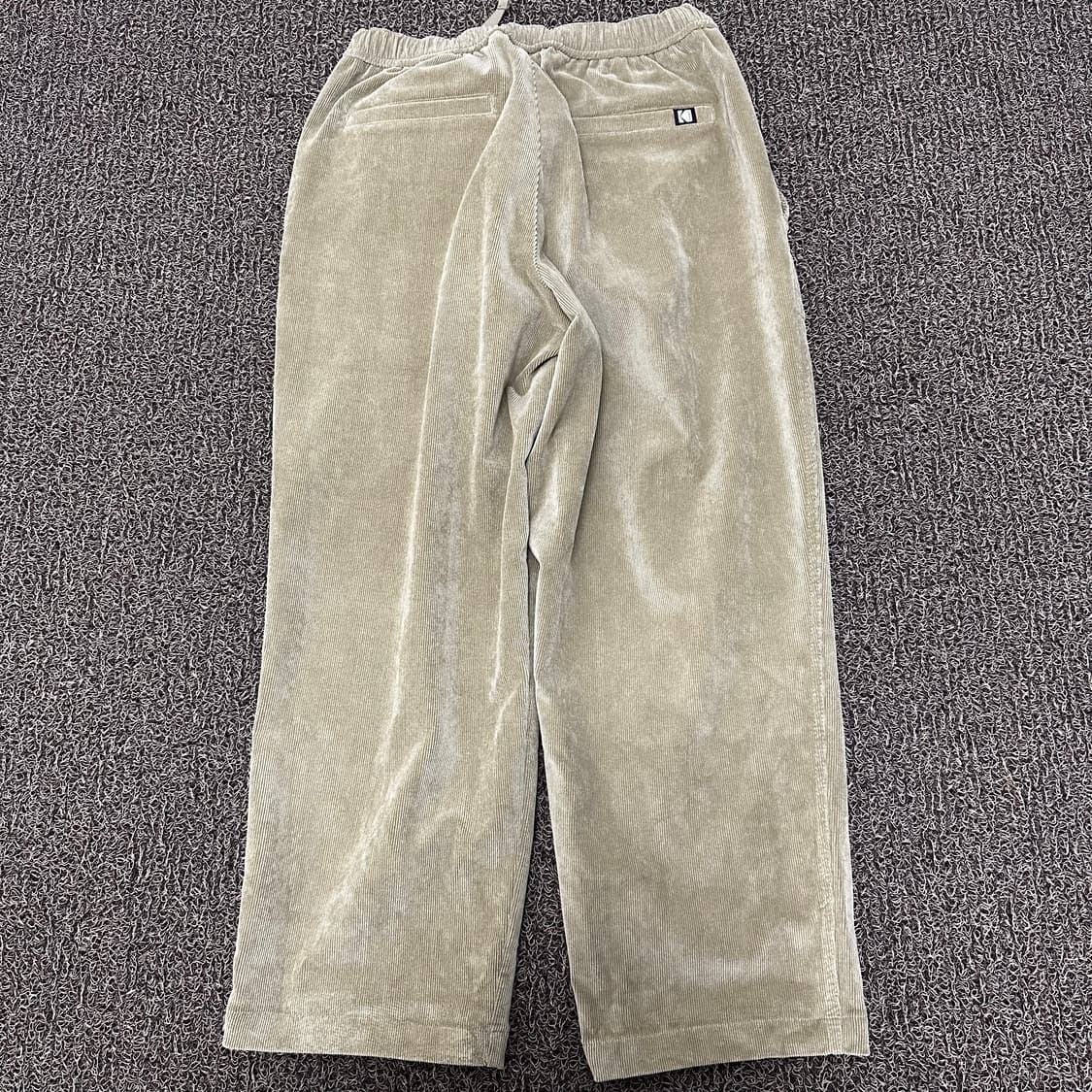KODAK 코닥 여성 코듀로이 와이드 팬츠 베이지 27.5인치 상품이미지7