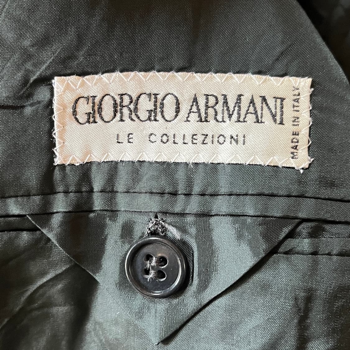 아르마니 꼴레지오니 브러시드 울 테일러드 자켓 상품이미지6