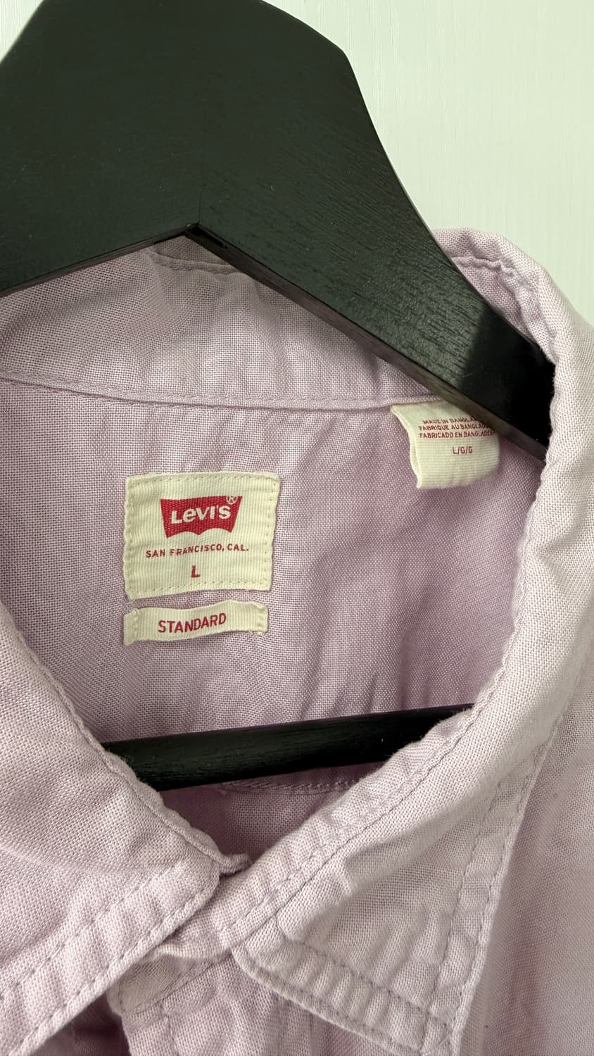 리바이스 라벤더 셔츠 상품이미지4