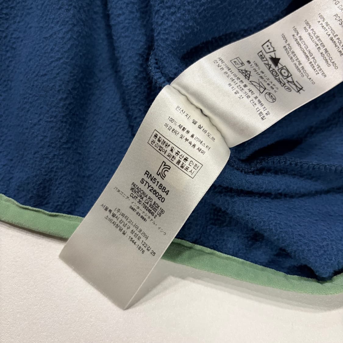 [M] 파타고니아 신칠라 네이비 플리스 스냅티 D43 상품이미지7