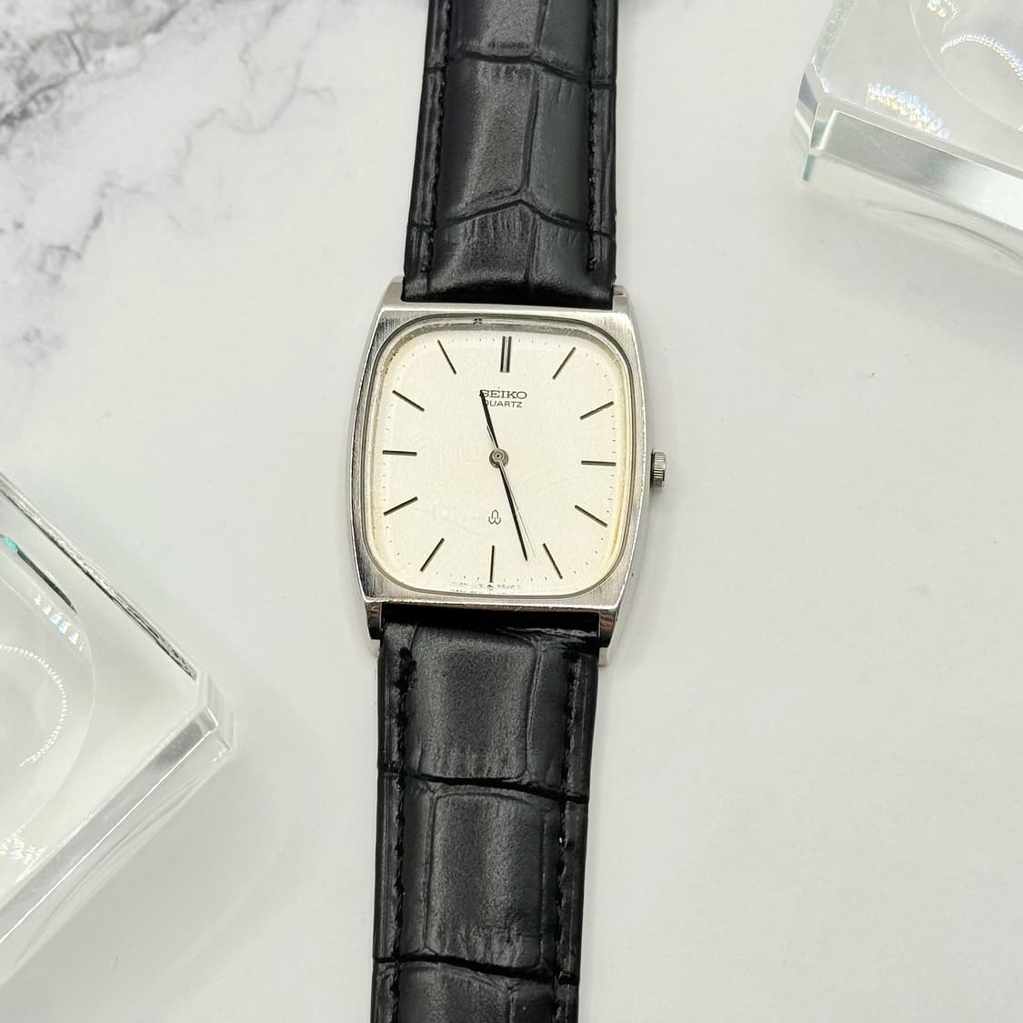  80s90s 빈티지 세이코 탱크 타입 스퀘어 워치 상품이미지6