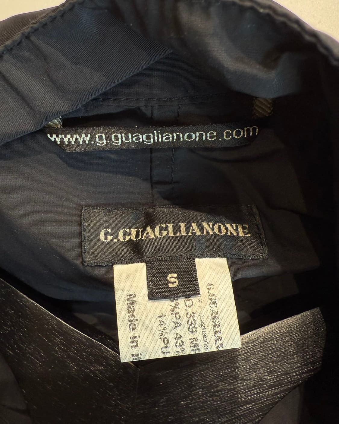 가리오네 블랙 나일론혼방 자켓 상품이미지9