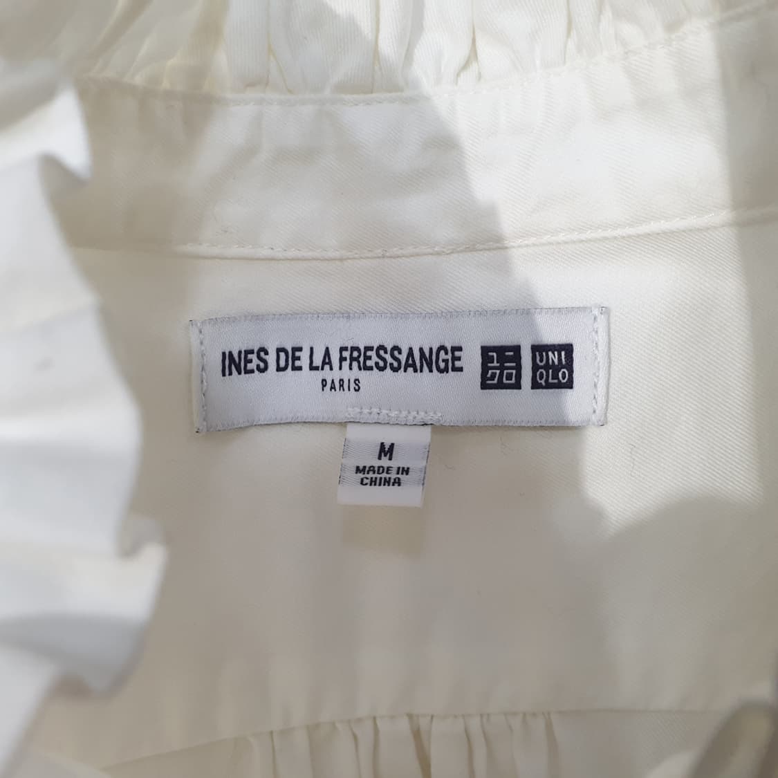 유니클로x INES DE LA FRESSANGE 셔츠 M 상품이미지5