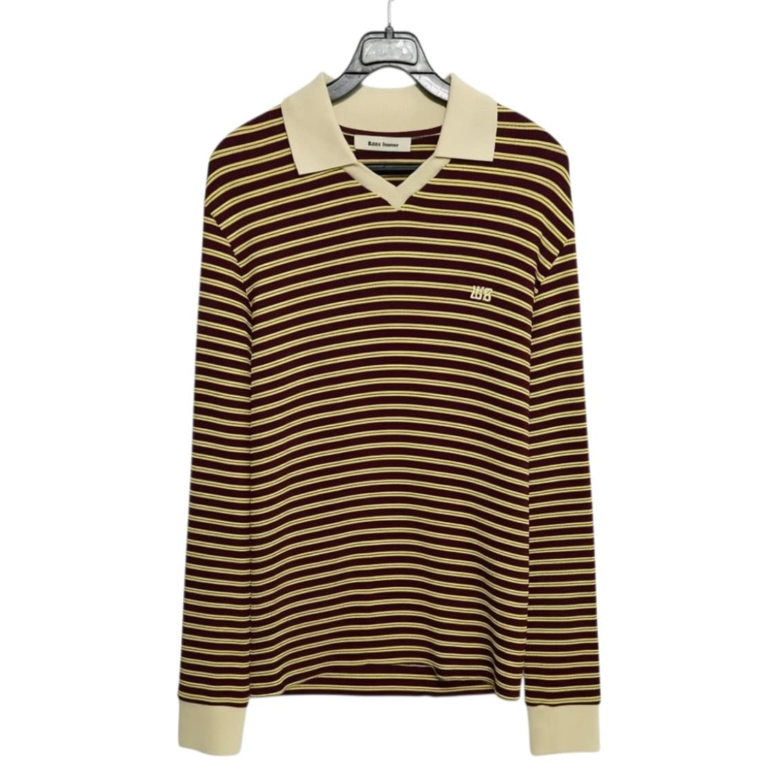 영국 디자이너 WALES BONNER 웨일스보너 스트라이프 카라 롱슬리브 상품이미지1