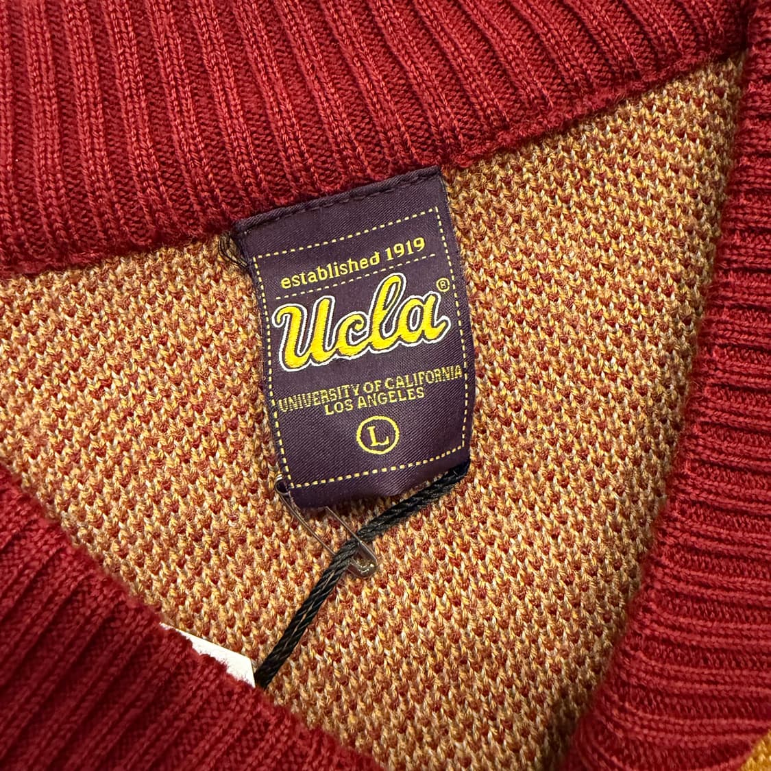 [L] UCLA 스트라이프 패턴 집업 가디건 B305 상품이미지5