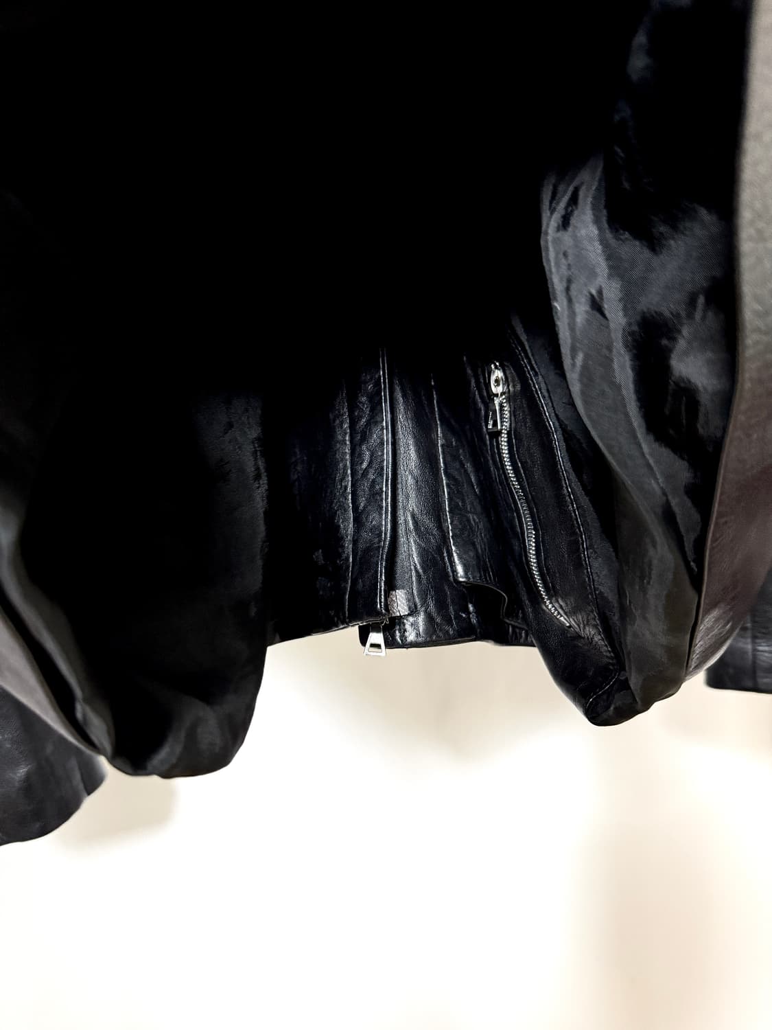 라프시몬스 x 질샌더 06s 2way 램레더 라이더 자켓 상품이미지10