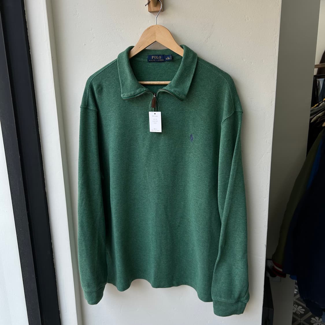 16809 - 폴로 랄프로렌 그린 반집업 니트 상품이미지2