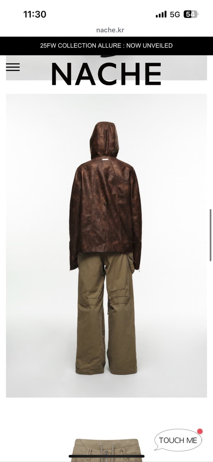 나체  OVERLAP PINTUCK PANTS (UNISEX) VINTA 상품이미지3