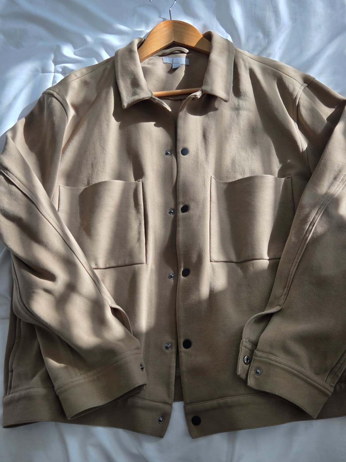 COS 코스 코튼 트윌 자켓 L (류준열 자켓) 봄자켓 추천 상품이미지4