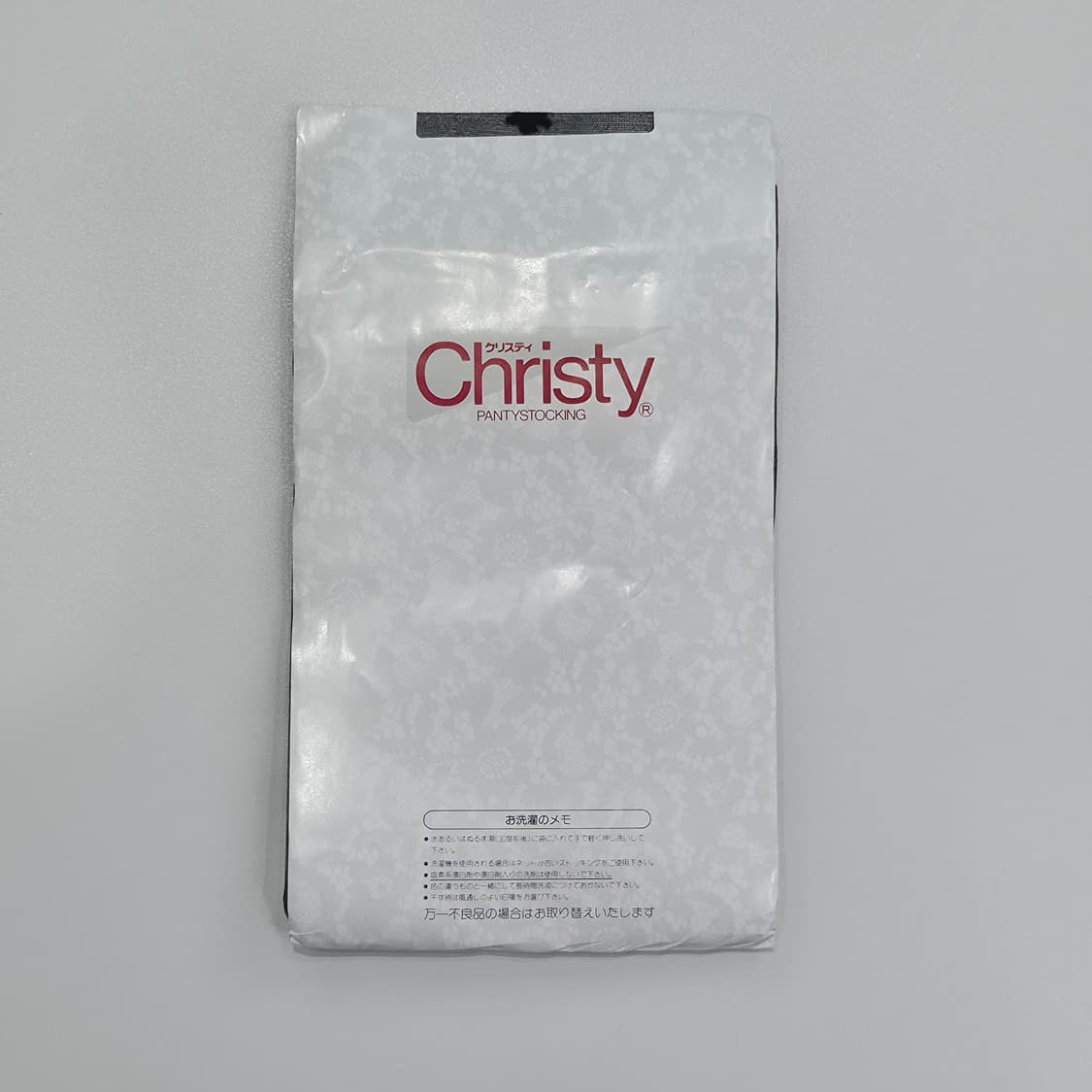 Christy 플라워 라인 패턴 시스루 블랙 팬티스타킹 상품이미지4