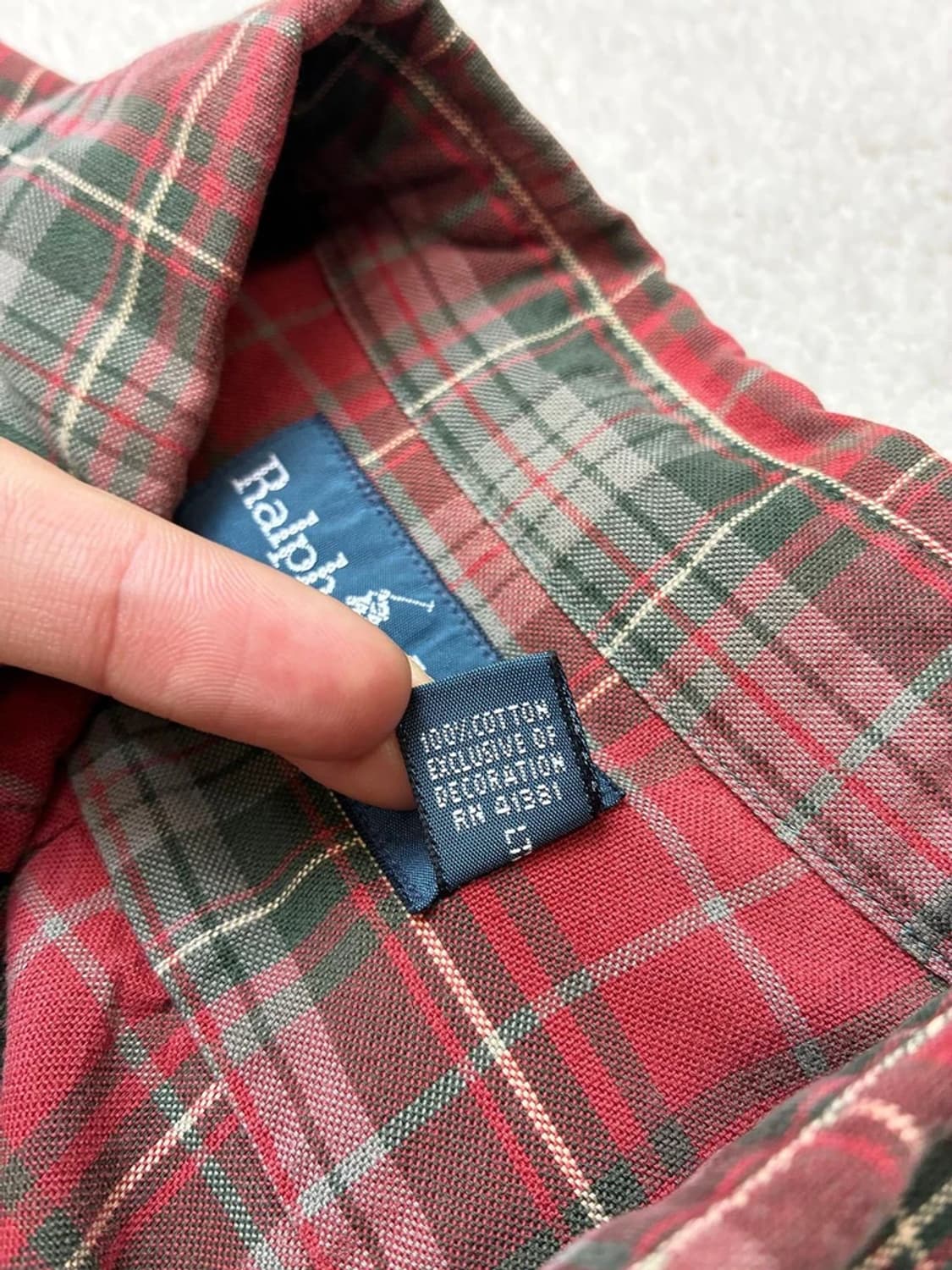 폴로 랄프로렌 90's 엘보패치 체크 셔츠 PN5816    상품이미지9