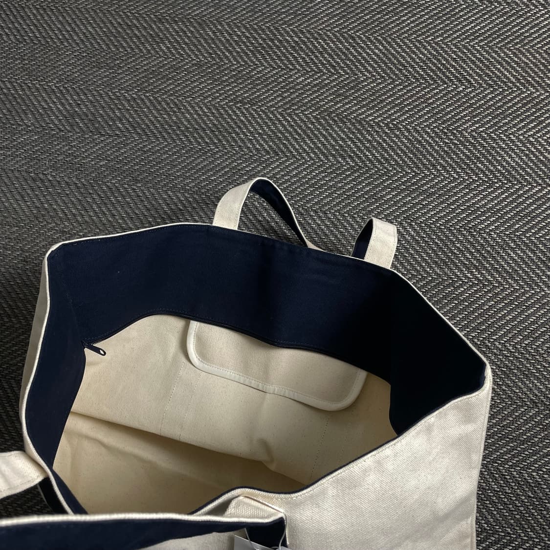 YELE 예일 투톤 캔버스 에코 도트백o 4297 상품이미지4