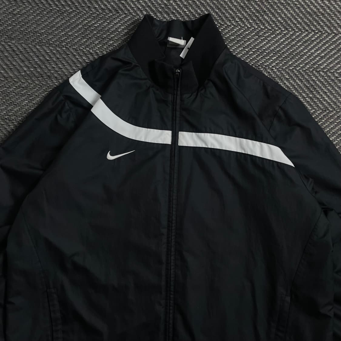 나이키 올드스쿨 스우시 바람막이 자켓 블랙y 4245 상품이미지5