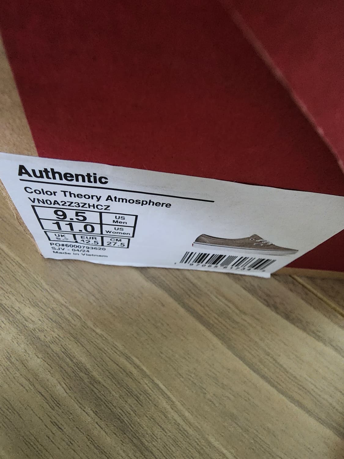 반스어센틱스니커즈컬리띠어리앳모스피어275 상품이미지5