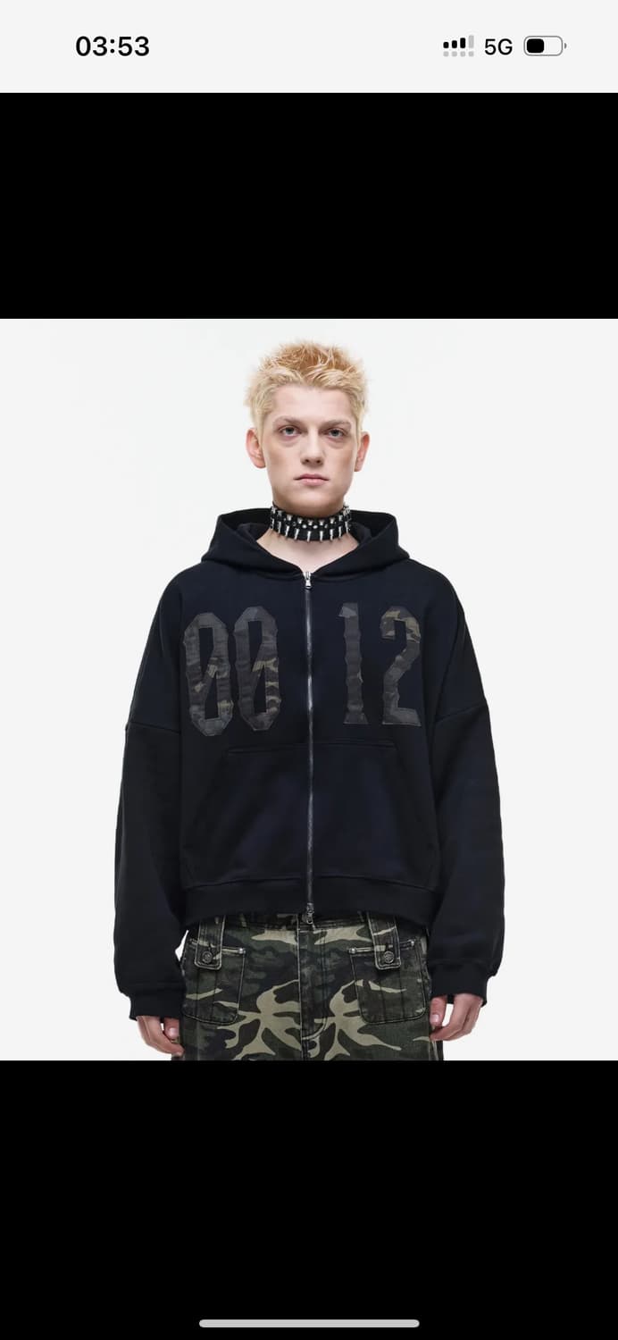 오퍼스0012 크롭후드 상품이미지1