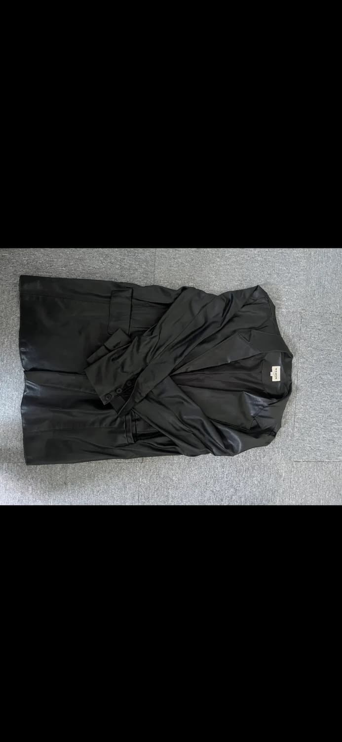 오버핏 가죽 블레이저 상품이미지3