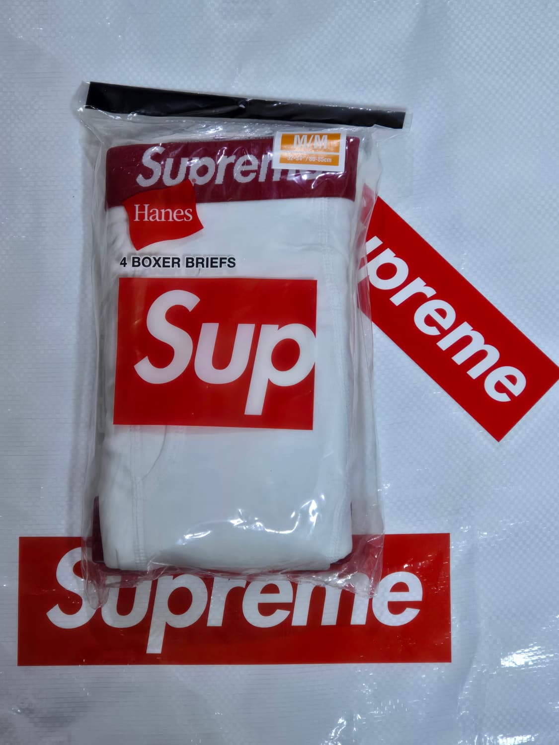 슈프림 박서 팬티 화이트 4장 M 상품이미지2