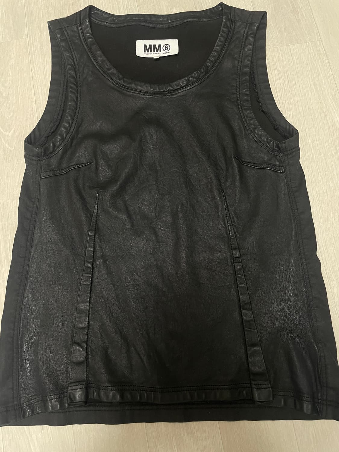 MM6 레더 베스트 (유니섹스) 상품이미지2