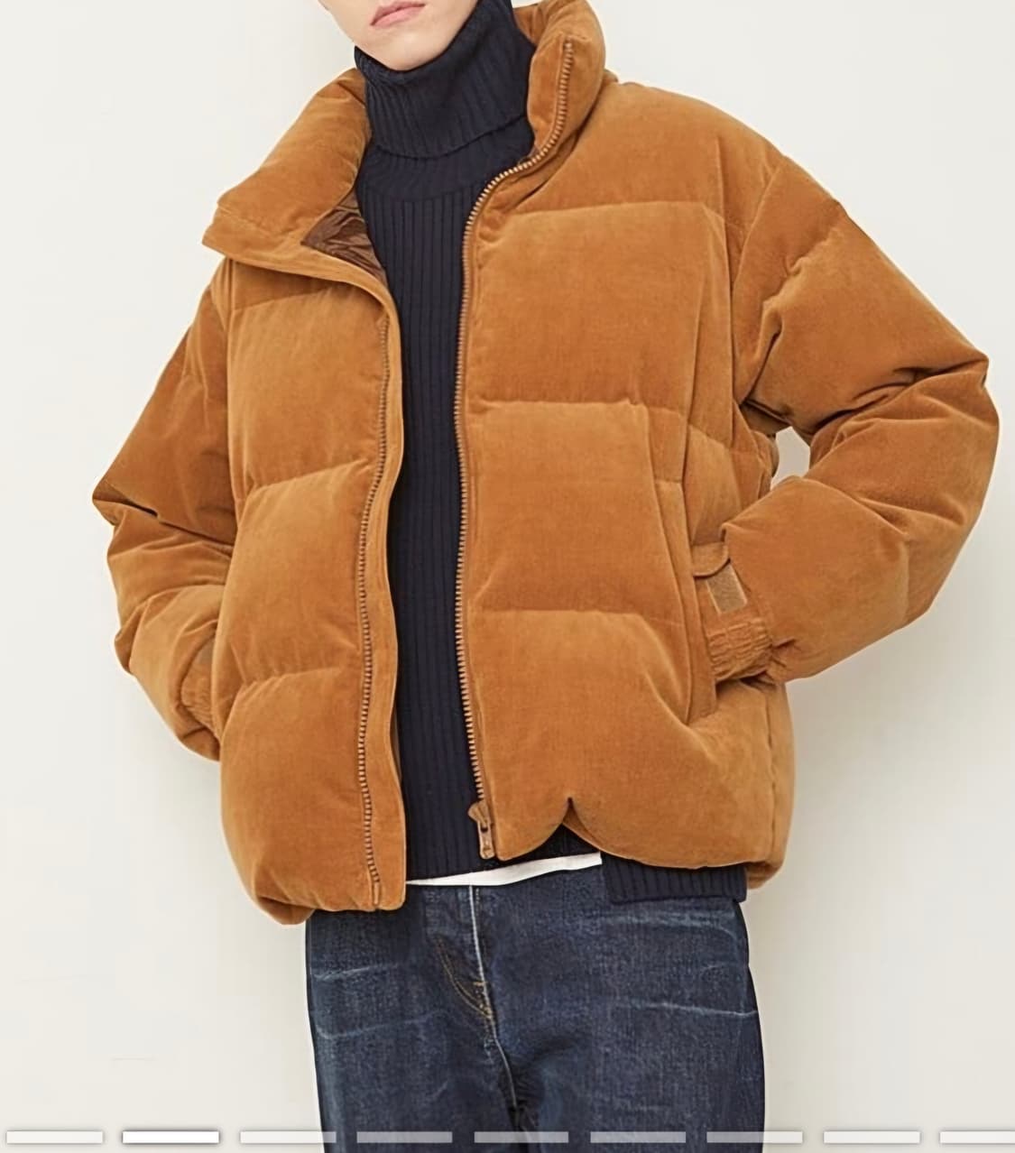 스튜디오 톰보이 남성 코듀로이패딩 상품이미지1