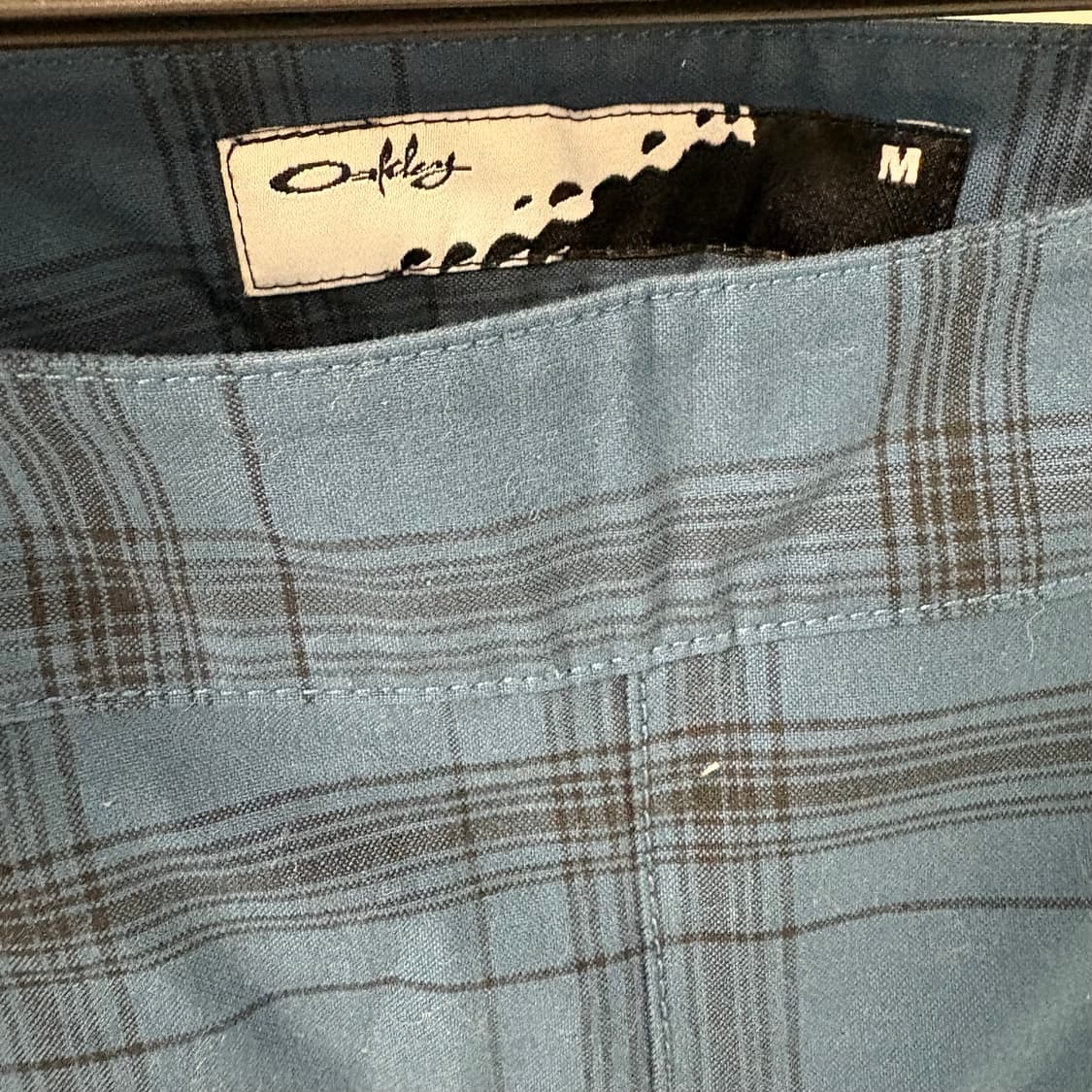 Oakley blue check pants M  상품이미지5