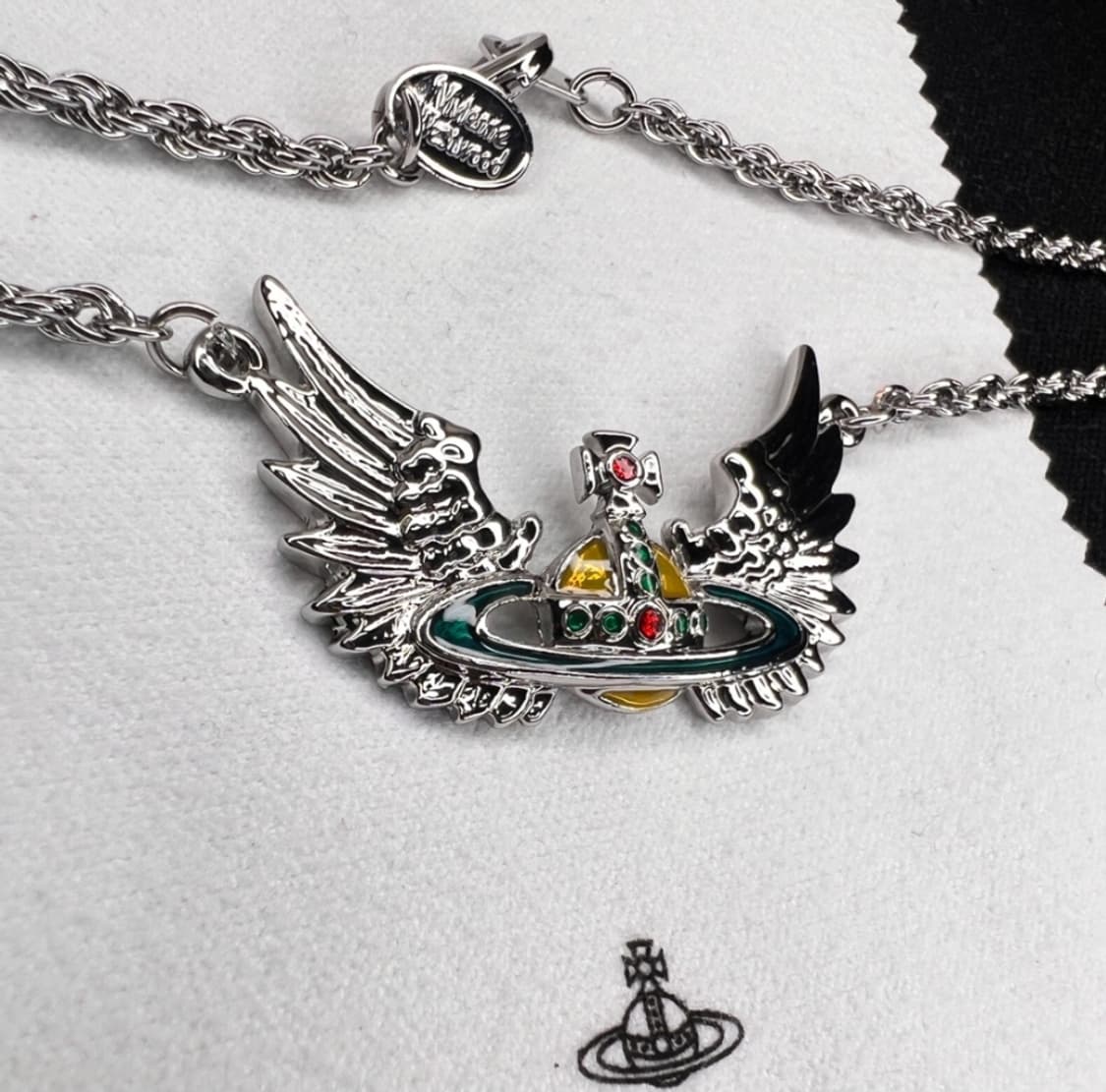 비비안웨스트우드 아카이브 윙즈 orb 팬던트 목걸이 상품이미지4