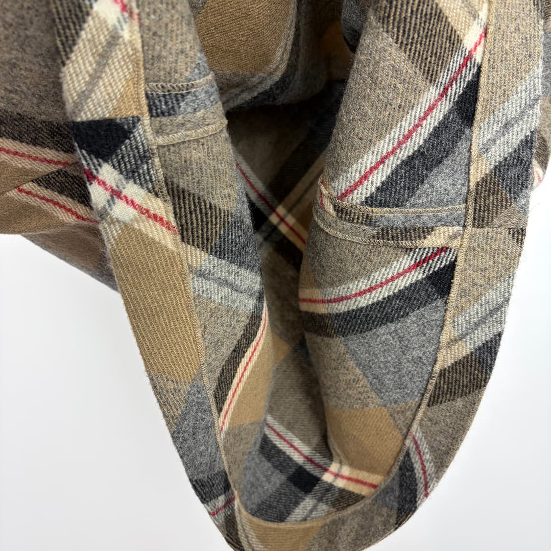 꼼데가르송 울 패턴 스커트 치마 상품이미지5