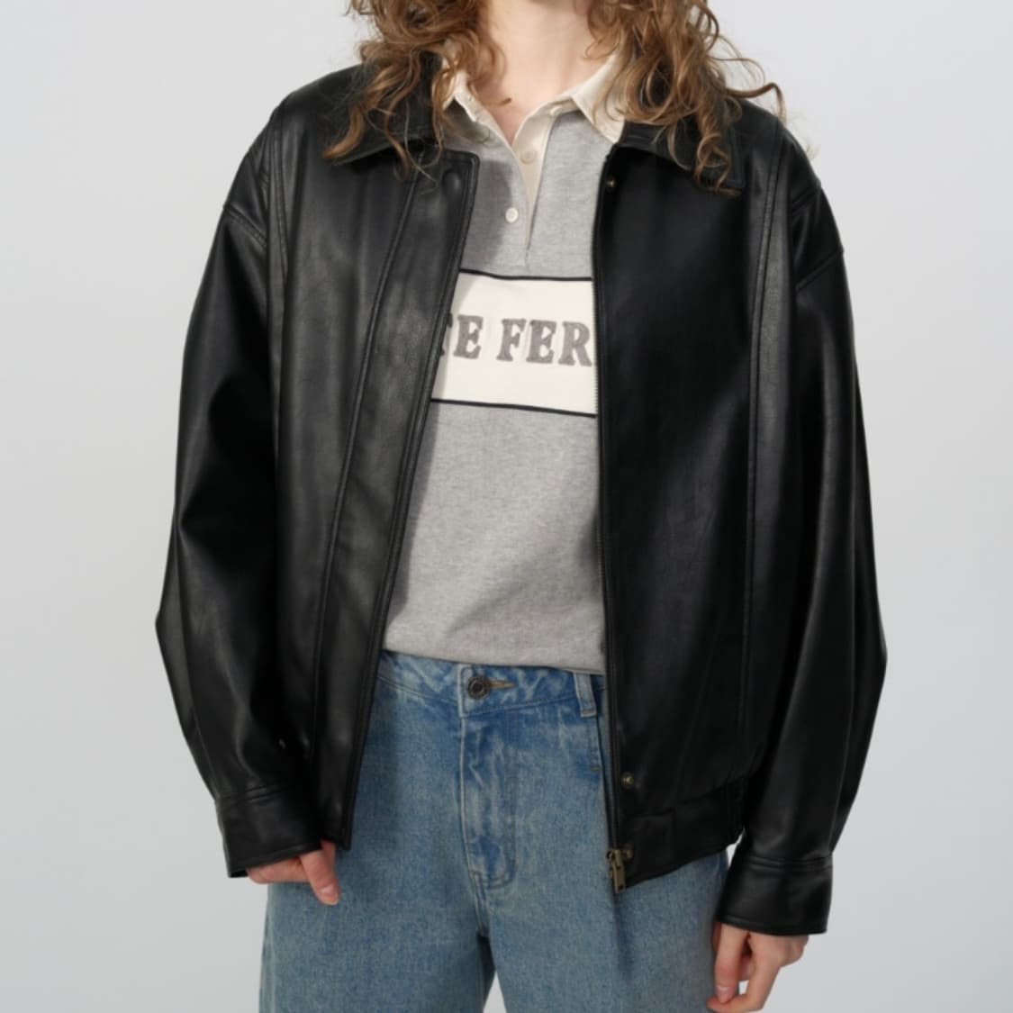 드파운드 레더자켓 상품이미지2