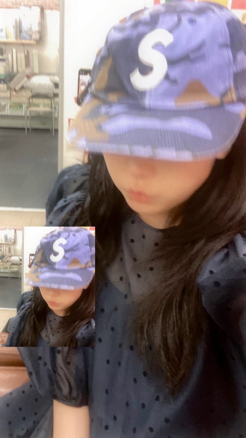 ss25 슈프림 카모 볼캡 상품이미지1
