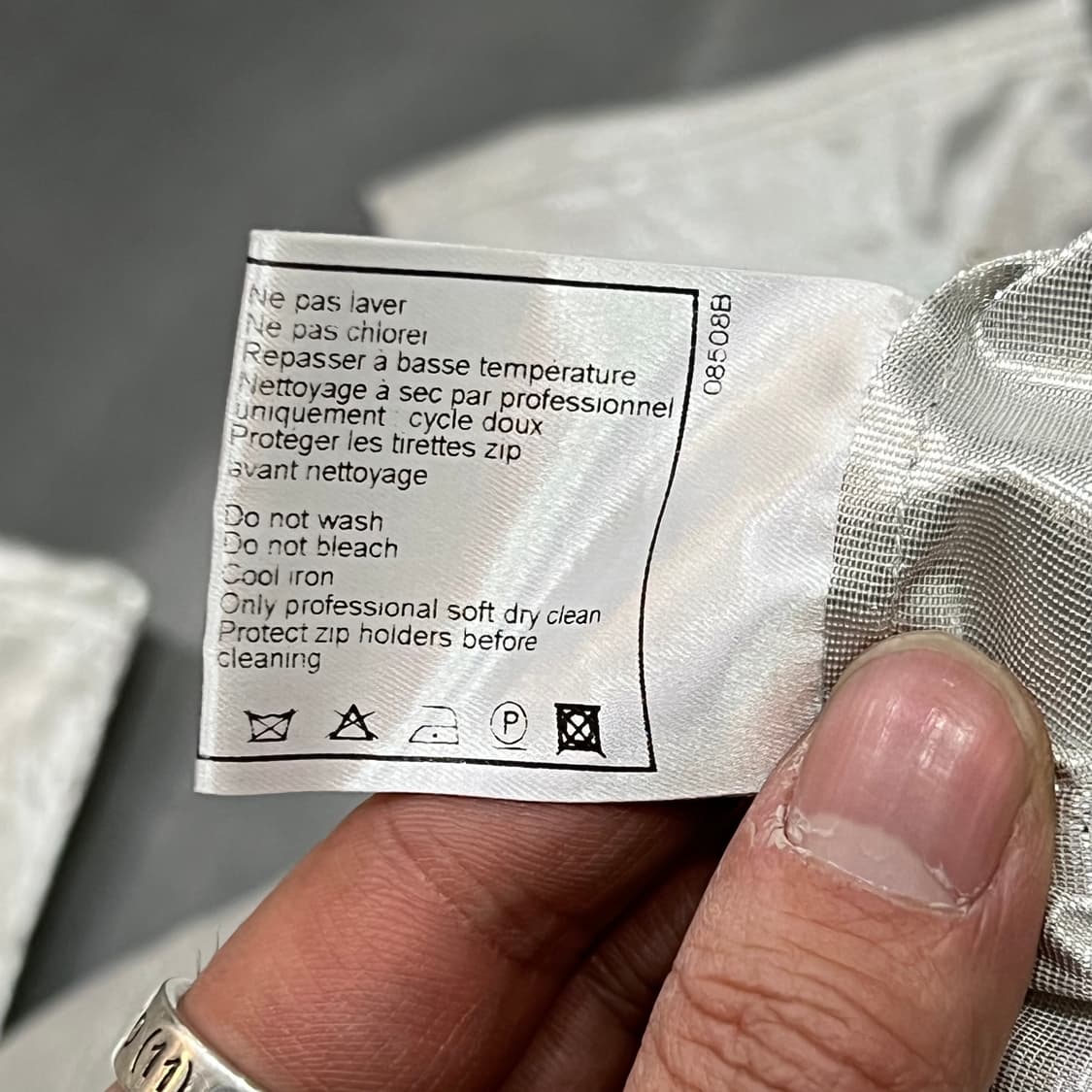  샤넬 실버 샤인 자켓 +명품감정서 y15449 상품이미지9